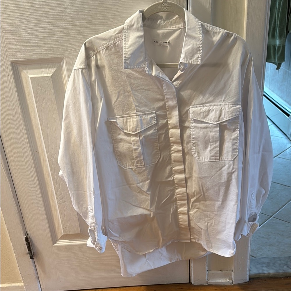 Good American white Button-Up Shirt